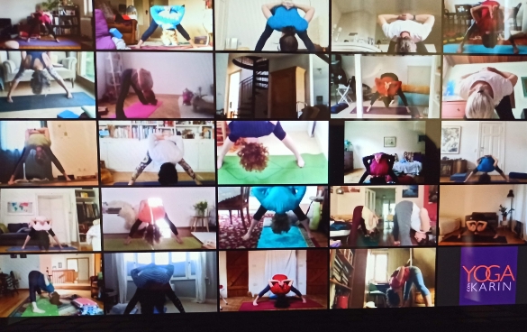 Online Yoga - Zoom Yoga con Karin